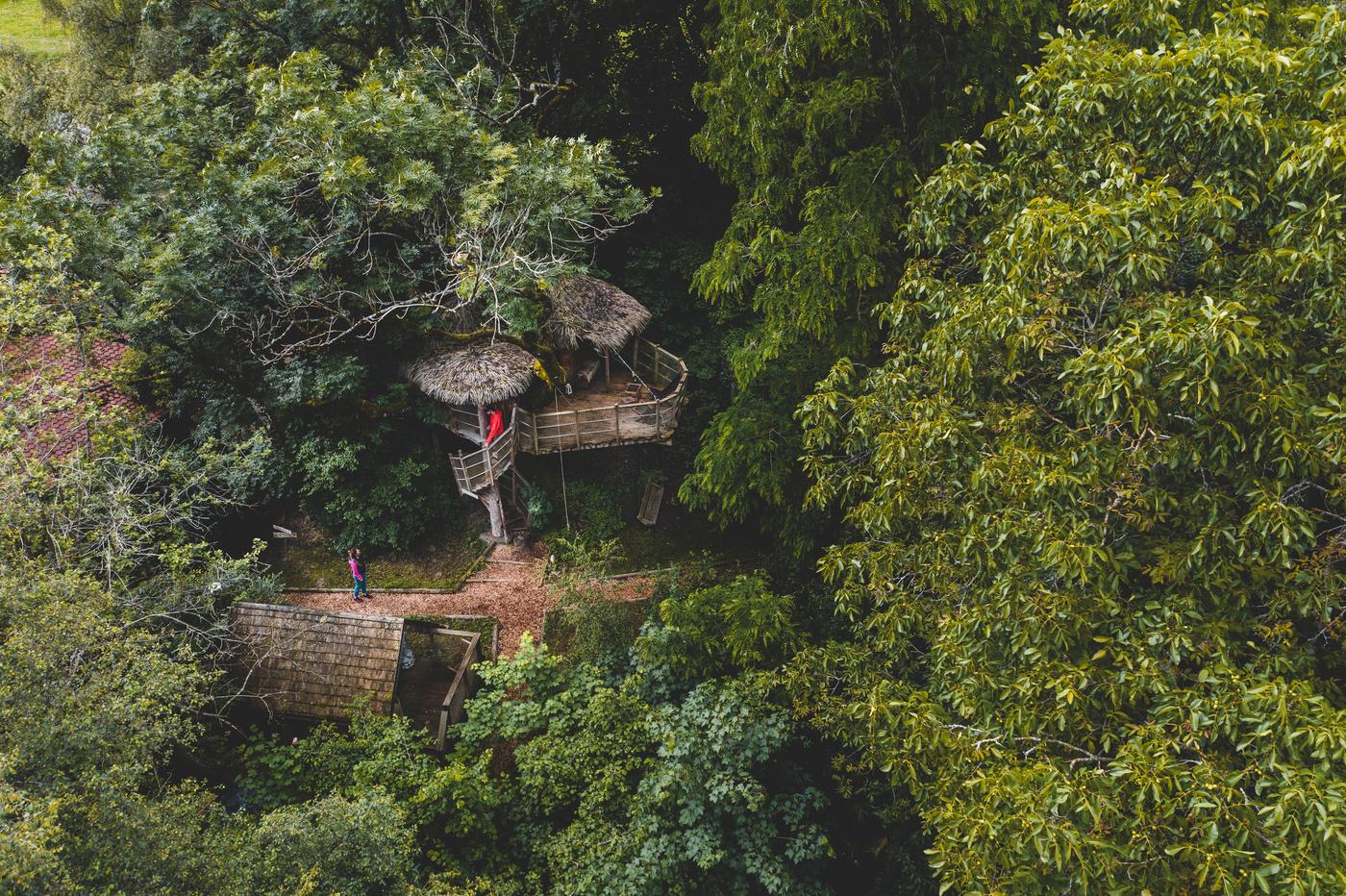 La Cabane de Mathis — vue aérienne